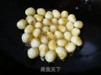 Make Steamed quail eggs step 3
