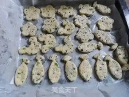 Make Onion sesame soda cookies step 15