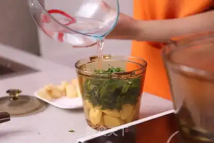 Make Blue mashed potatoes step 2