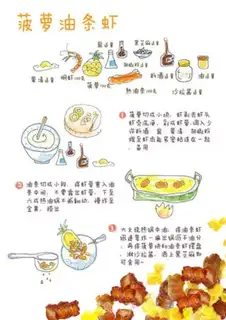 Make Pineapple and shrimp step 4