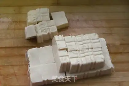 Make Meat and tofu step 1