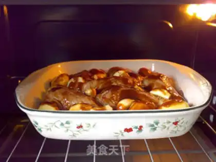 Make Three chowed chicken legs step 6