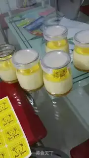 Make Egg milk pudding step 1