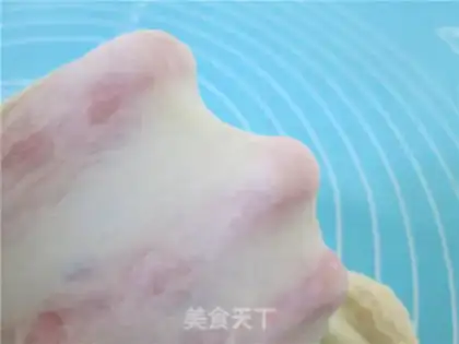 Make Light milk rose bread step 1