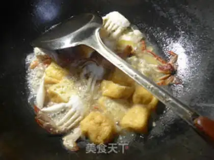 Make Tofu fried crabs step 6