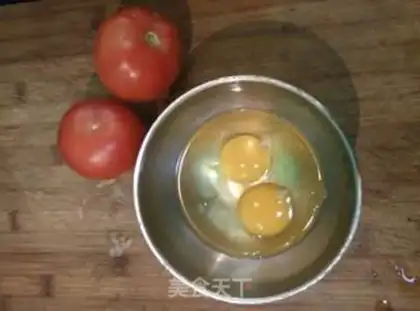 Make Tomato egg rice step 0