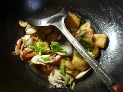 Make Tofu fried crabs step 10