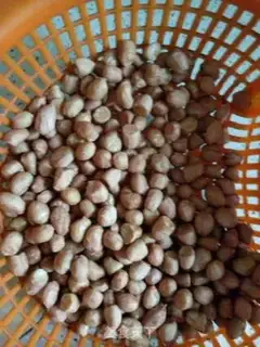 Make Onions of peanut rice step 0