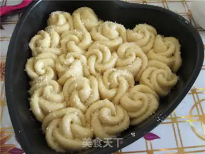 Make Light milk rose bread step 9