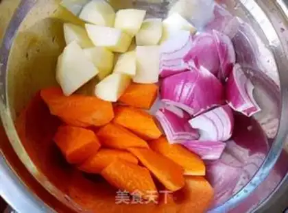 Make Curry chicken step 1