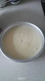 Make The durian mousse cake step 4