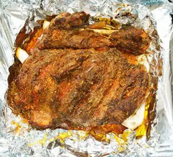 Make The spice roasted lamb leg step 5