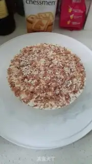 Make The durian mousse cake step 16