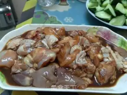 Make cucumber chicken step 2