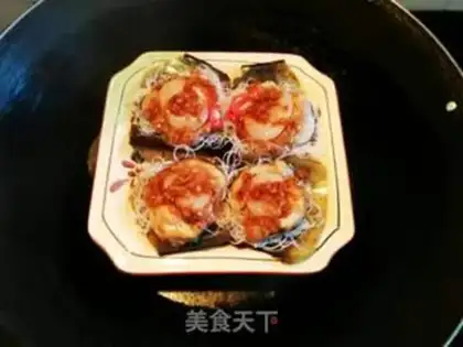 Make Garlic fan steam tape step 4