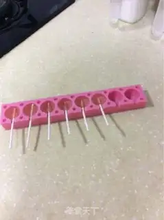 Make Crystal lollipop step 8