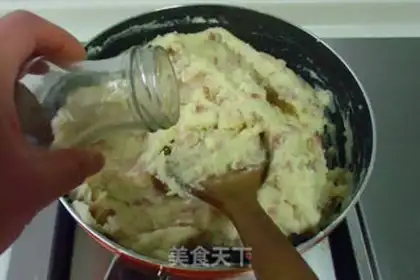 Make Bacon cheese mashed potatoes step 7