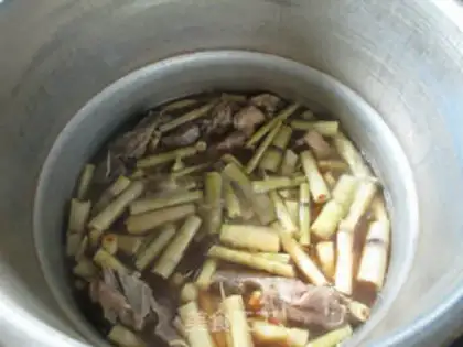 Make The mountain boils dragon bones step 12