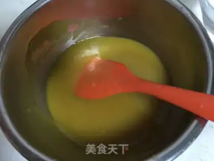 Make The flower fairy mango mousse step 5