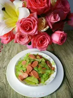 Make Ham sausage and cucumber step 7