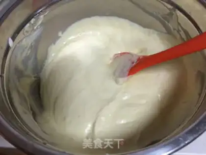 Make The flower fairy mango mousse step 8