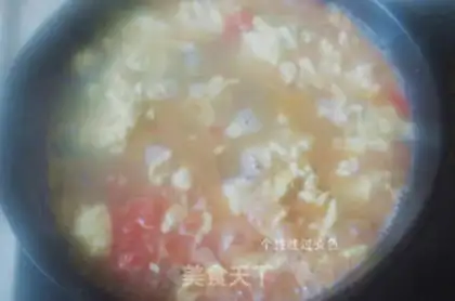 Make Tomato egg noodles step 7