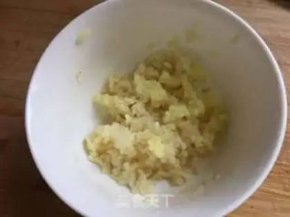Make Garlic mashed eggplant step 2