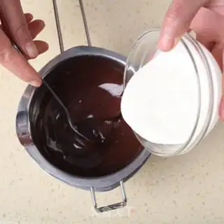 Make Triple chocolate cake step 9