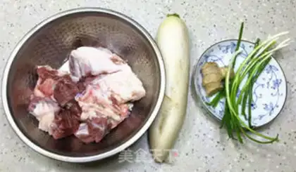 Make radish radish hooves step 0