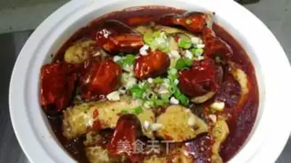 Make Spicy water boils fish step 16