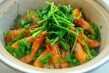 Make Dry pot spicy Ecuadorian shrimp step 9