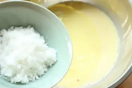 Make Bean cake step 3