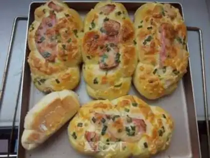 Make Ham cheese bread step 9