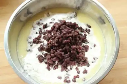 Make Bean cake step 5