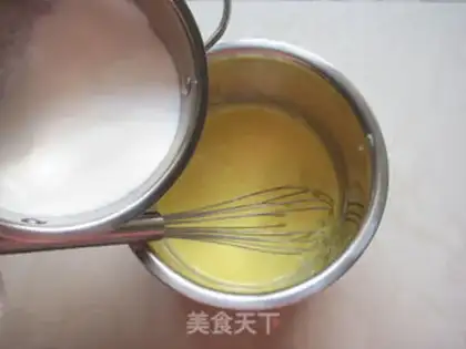 Make Sweet orange kasta roll step 3