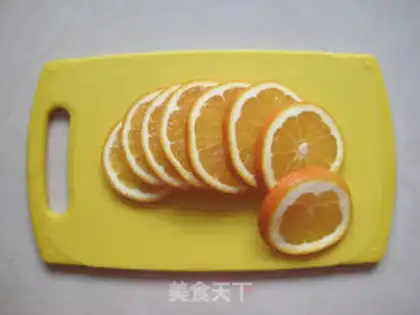Make Sweet orange kasta roll step 6