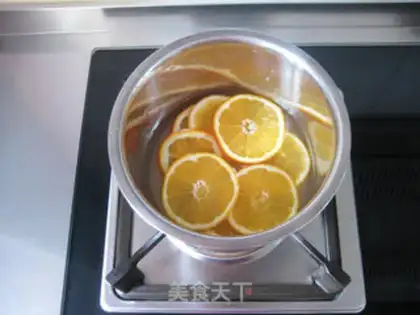 Make Sweet orange kasta roll step 7