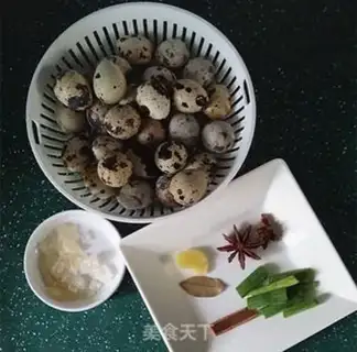Make Five quail eggs step 0