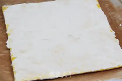 Make Tiger cake roll step 12