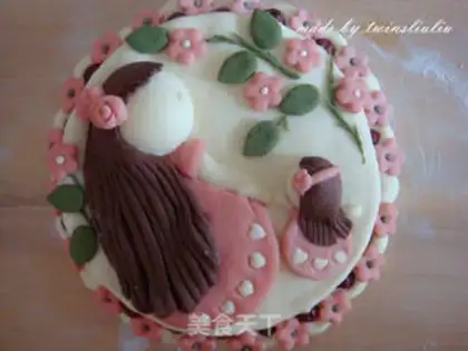 Make Fancy buns step 21