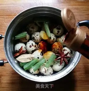 Make Five quail eggs step 4