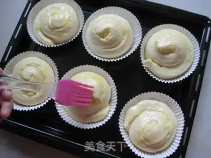 Make Sweet orange kasta roll step 20