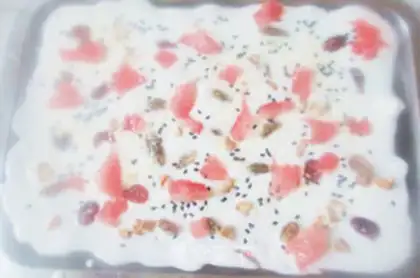 Make Watermelon yogurt step 6