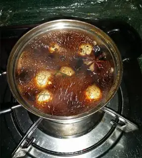 Make Five quail eggs step 8