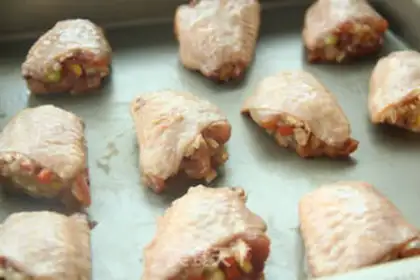 Make Chicken wing buns step 8