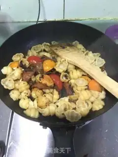 Make Beef ham shell pasta step 2