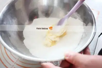 Make Mango golden coconut ball step 2