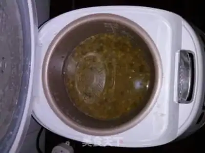 Make ♪ ♪ A pot of green bean soup ♪ step 3