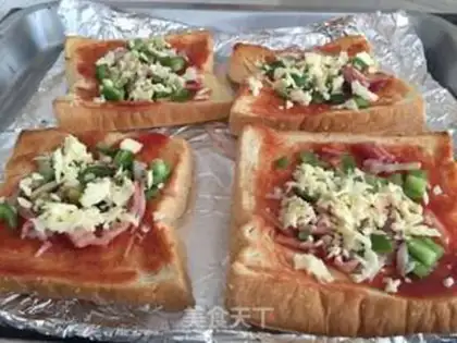 Make Toast pizza step 2