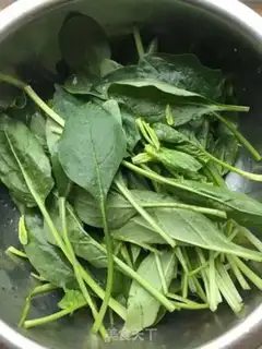 Make Sesame sauce spinach step 0